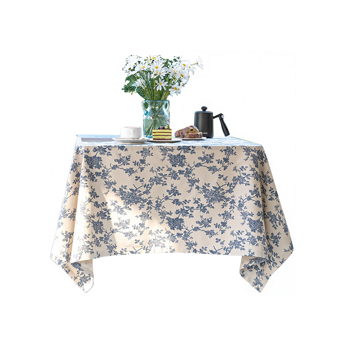 Vintage Floral Tablecloth