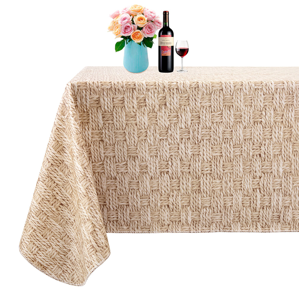Machine Washable Woven Tablecloth