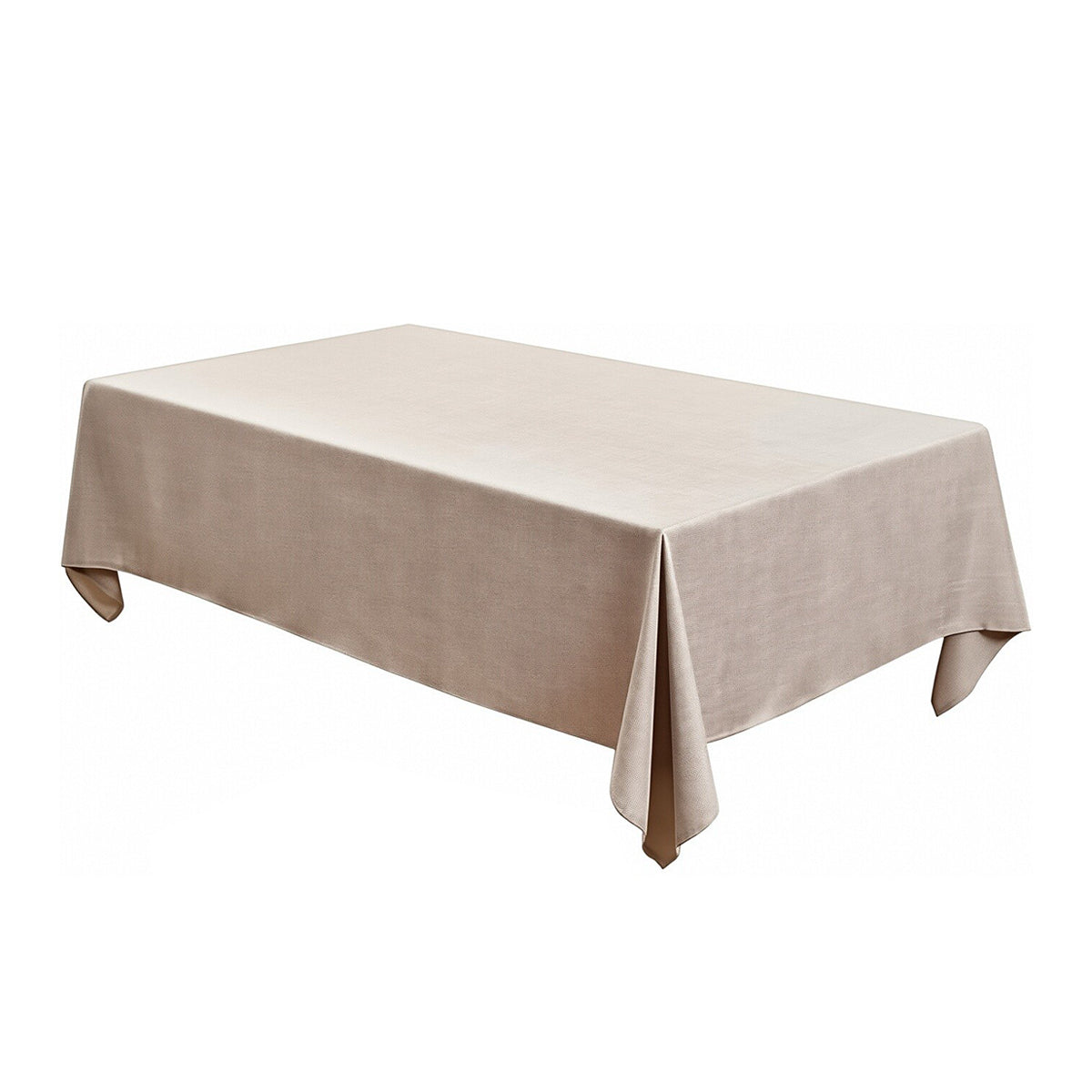 Natural Linen-Look Tablecloth