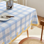 Minimalist Checkered Tablecloth
