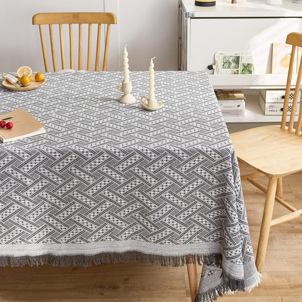 Woven Jacquard Tablecloth
