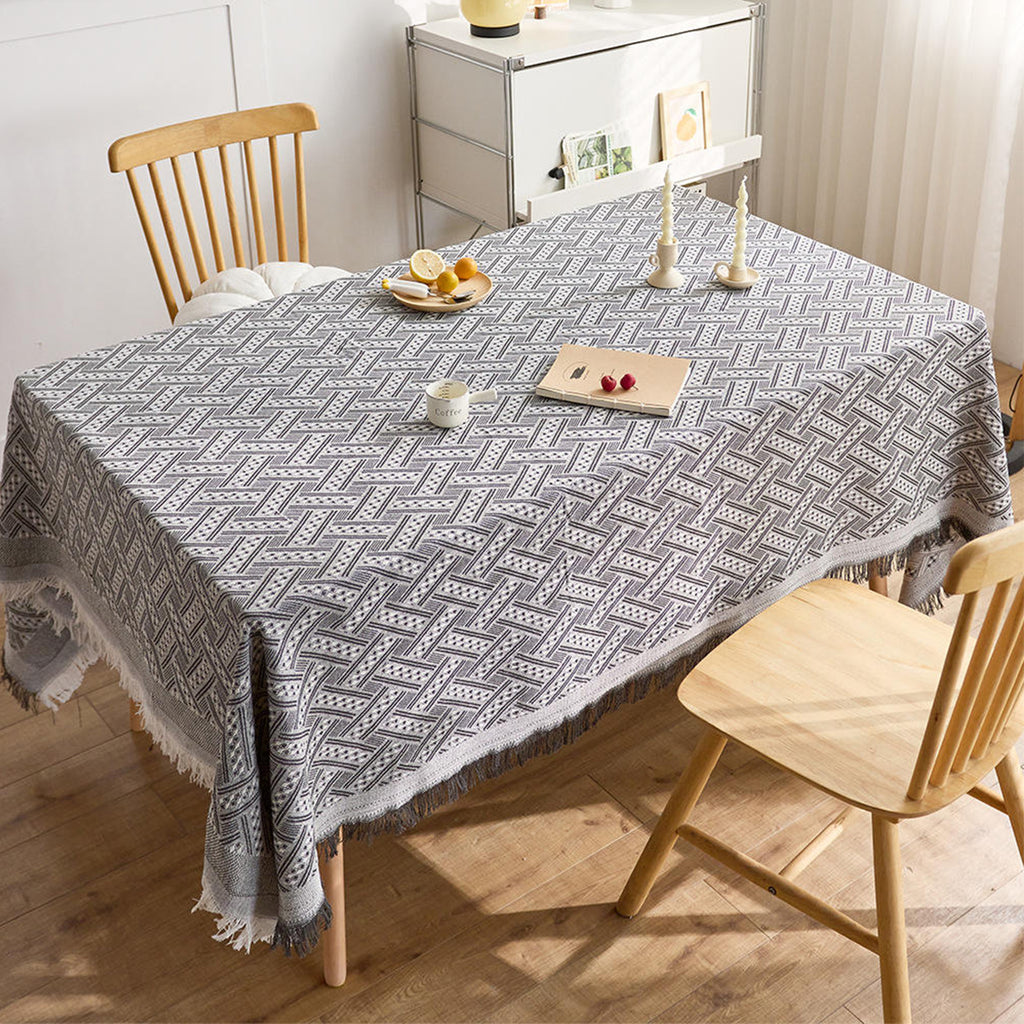 Woven Jacquard Tablecloth