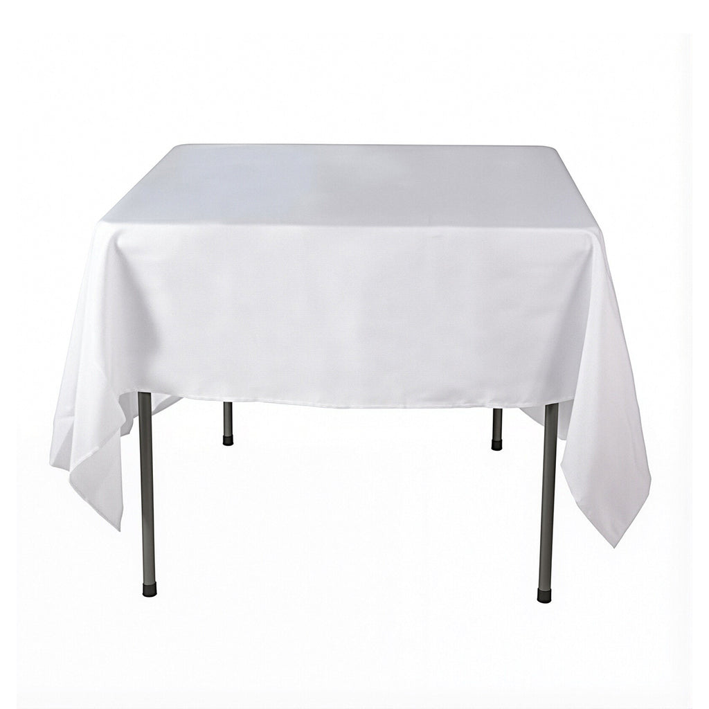 Pure White Rectangular Tablecloth