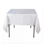 Pure White Rectangular Tablecloth